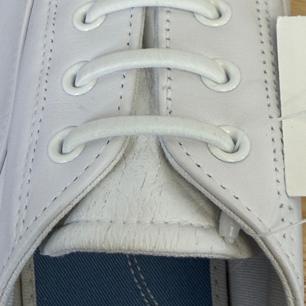 Keds Preppy Slip On Leather Sneakers Women Size 10 Minimalist Tennis Clean Girl - Picture 8 of 9